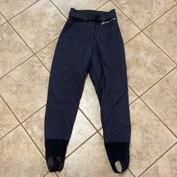 Obermeyer Women’s Stilleto Insulated Thermolite Stirrup Ski Pants Black - Picture 1 of 10